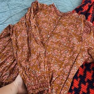 Universal Thread - long sleeve floral/fall dress - size XL